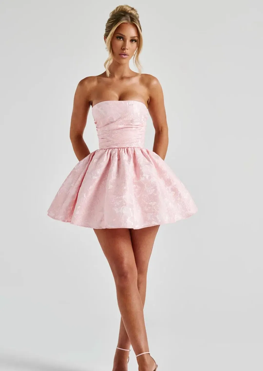 Babyboo SALOME MINI DRESS - BLUSH for rent on The Volte - main image