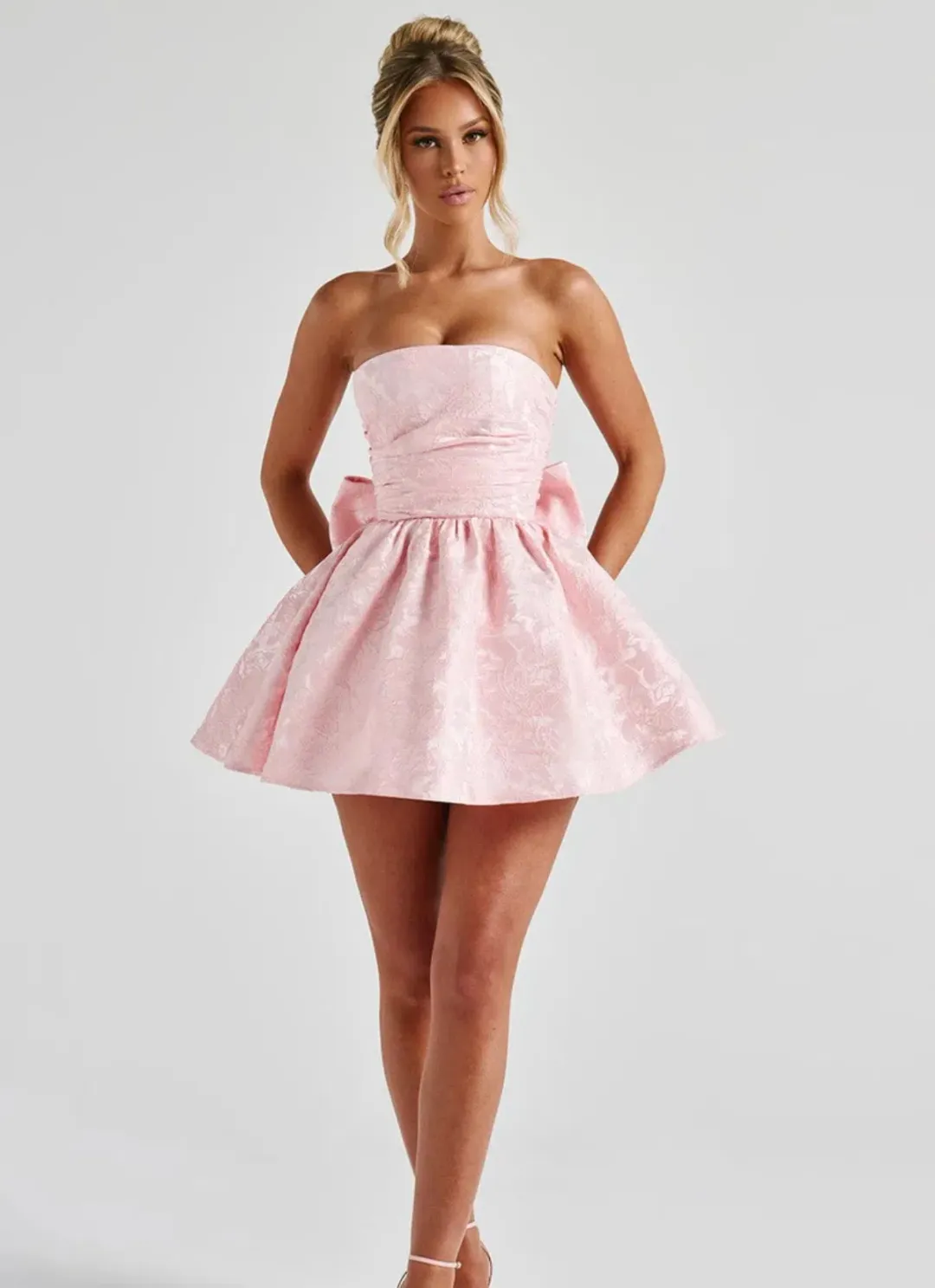 Babyboo SALOME MINI DRESS - BLUSH for rent on The Volte - main image