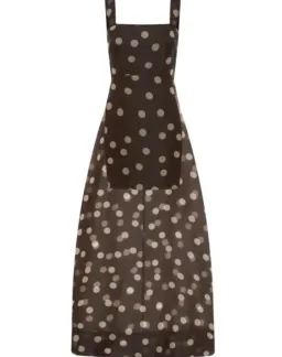 BY NICOLA GOLDIE MAXI DRESS CHOCOLATE POLKA for rent on The Volte - image 4