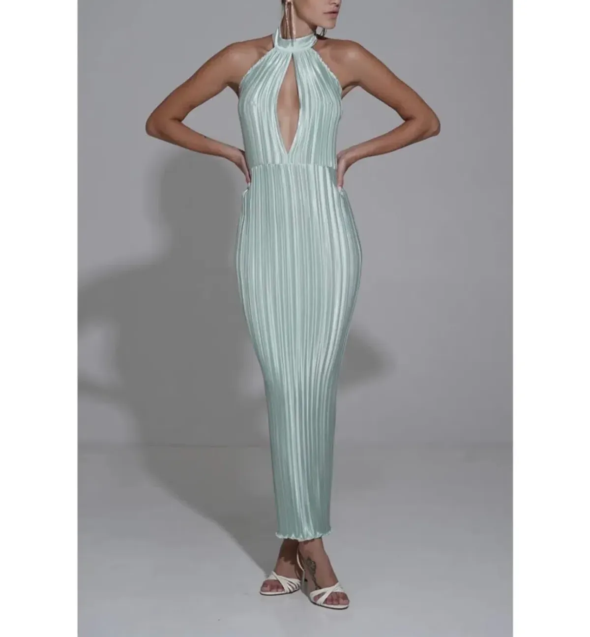 LIDEE CEREMONIE DRESS GOWN IN SEAFOAM | Size AU 8 - Image 1