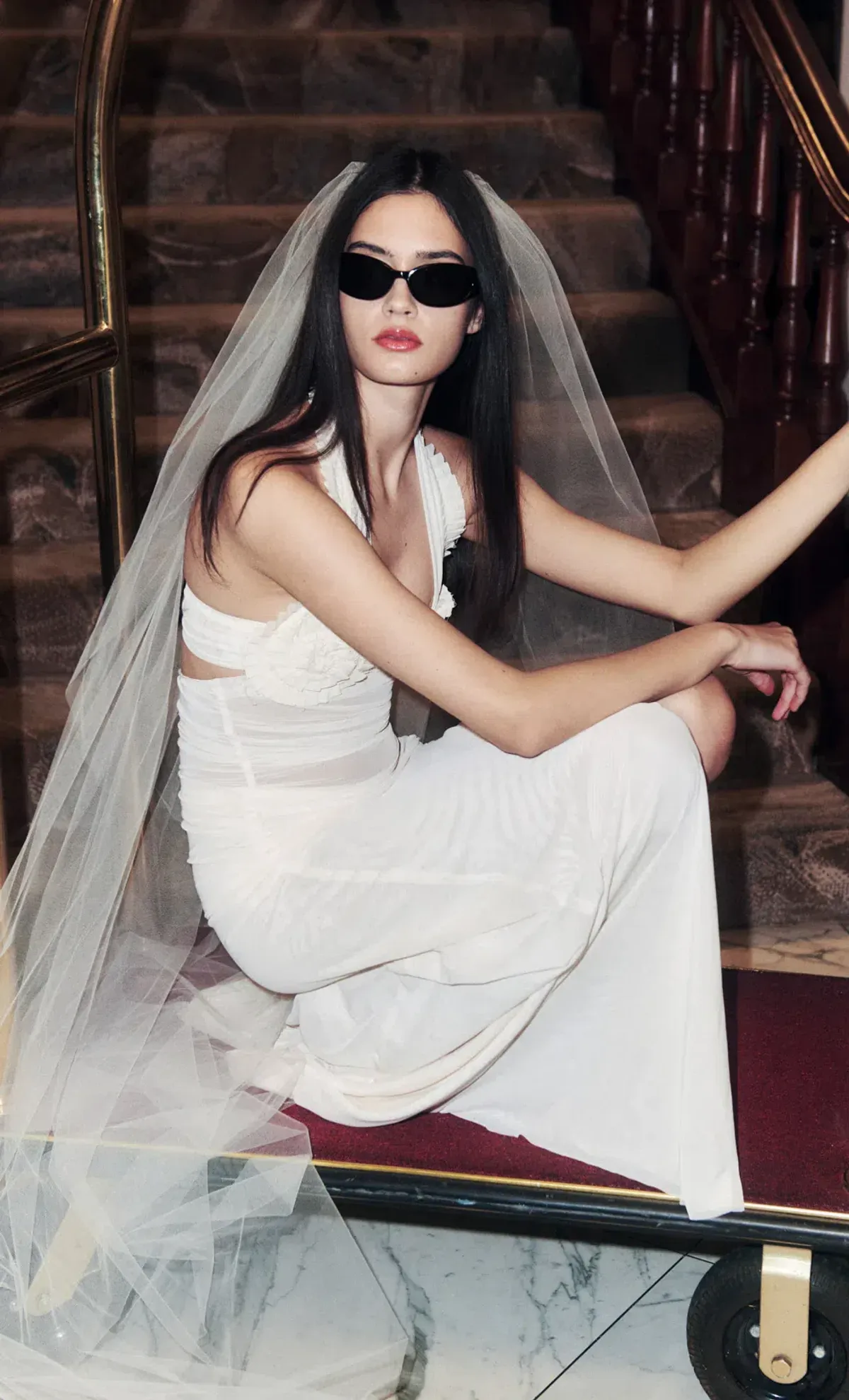 Bec & Bridge Viola Spiral Maxi Dress in Buttercream Size 8 - Image 7