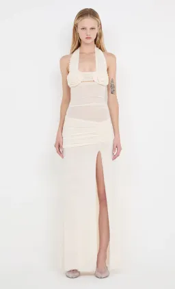 Bec & Bridge Viola Spiral Maxi Dress in Buttercream Size 8 for rent on The Volte - image 4