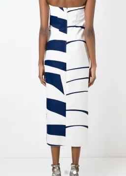 Scanlan Theodore Abstract Print Midi Dress | Size AU 6 for rent on The Volte - image 4