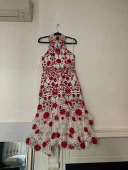 Thurley English Rose Midi White Dress Size 8 for rent on The Volte - image 2