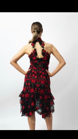 Thurley English Rose Midi White Dress Size 8 for rent on The Volte - image 4