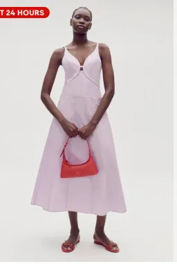 Oroton Poplin Sundress Lilac size Aus 6 for rent on The Volte - image 1