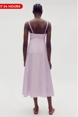 Oroton Poplin Sundress Lilac size Aus 6 for rent on The Volte - image 2