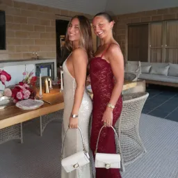 Arcina Ori Margot Maxi Dress Red Wine Size Small for rent on The Volte - image 2