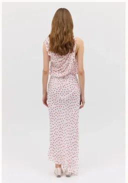 Bianca Spender Polka Dot Chiffon Tumble Dress for rent on The Volte - image 4