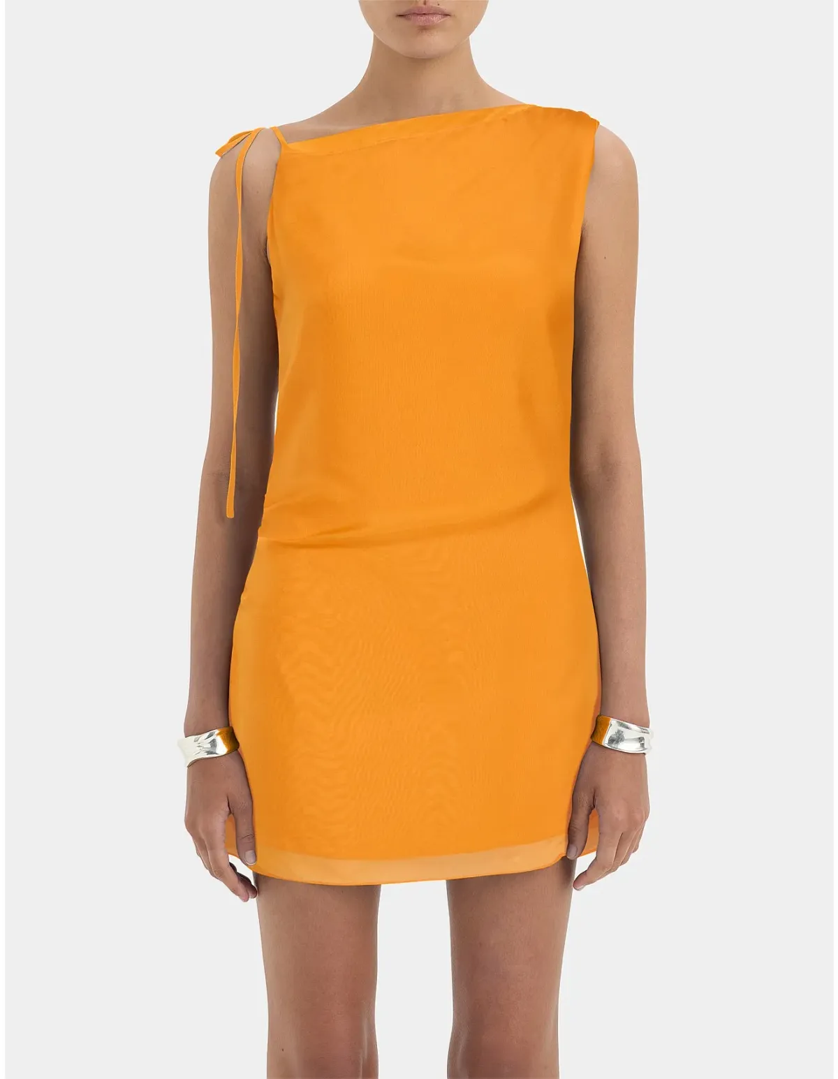 Sir The Label Isla Mini Dress Orange Size 6 - Image 2