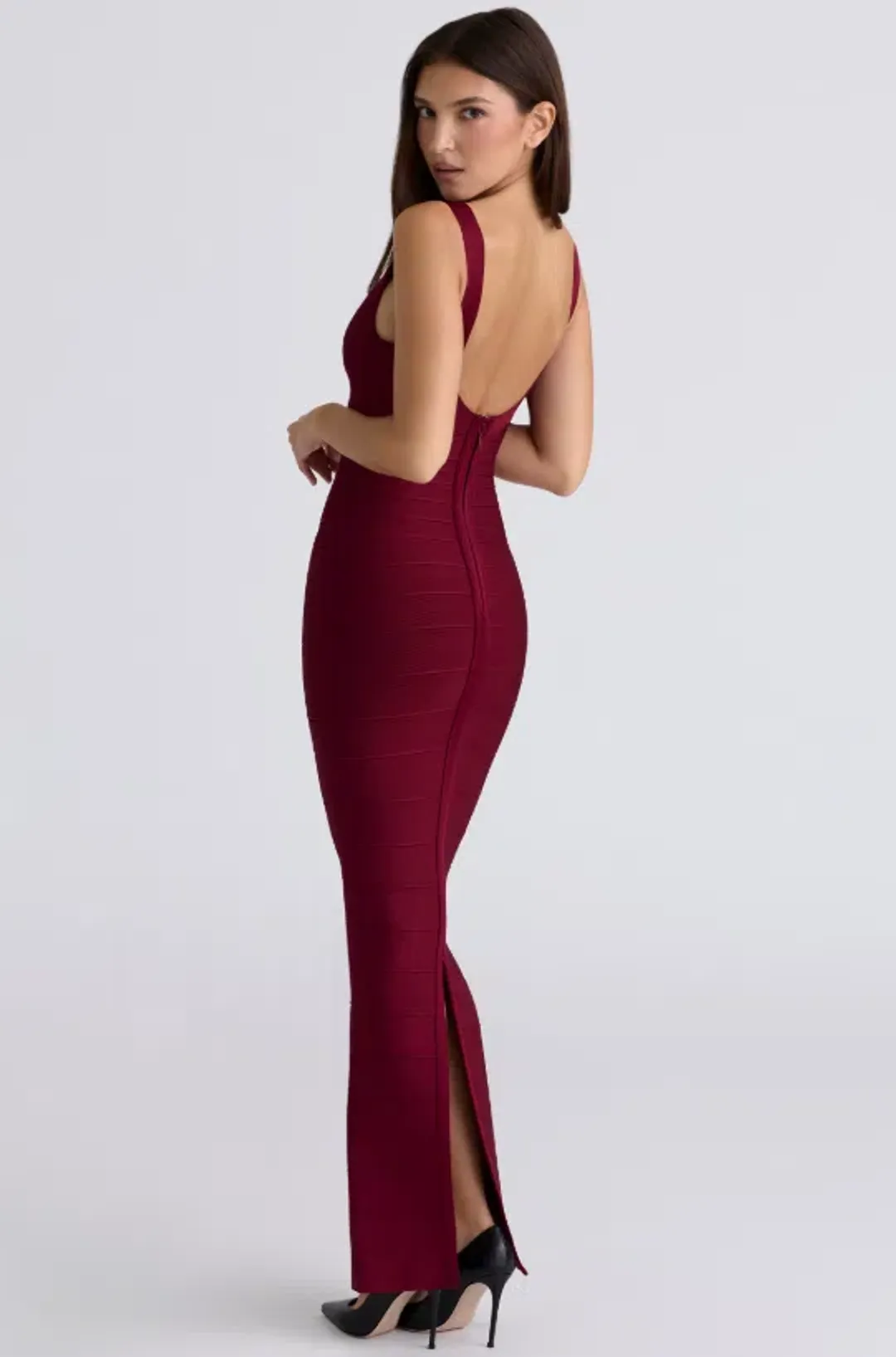HOUSE OF CB The OG ruby bandage maxi dress Size M for rent on The Volte - main image