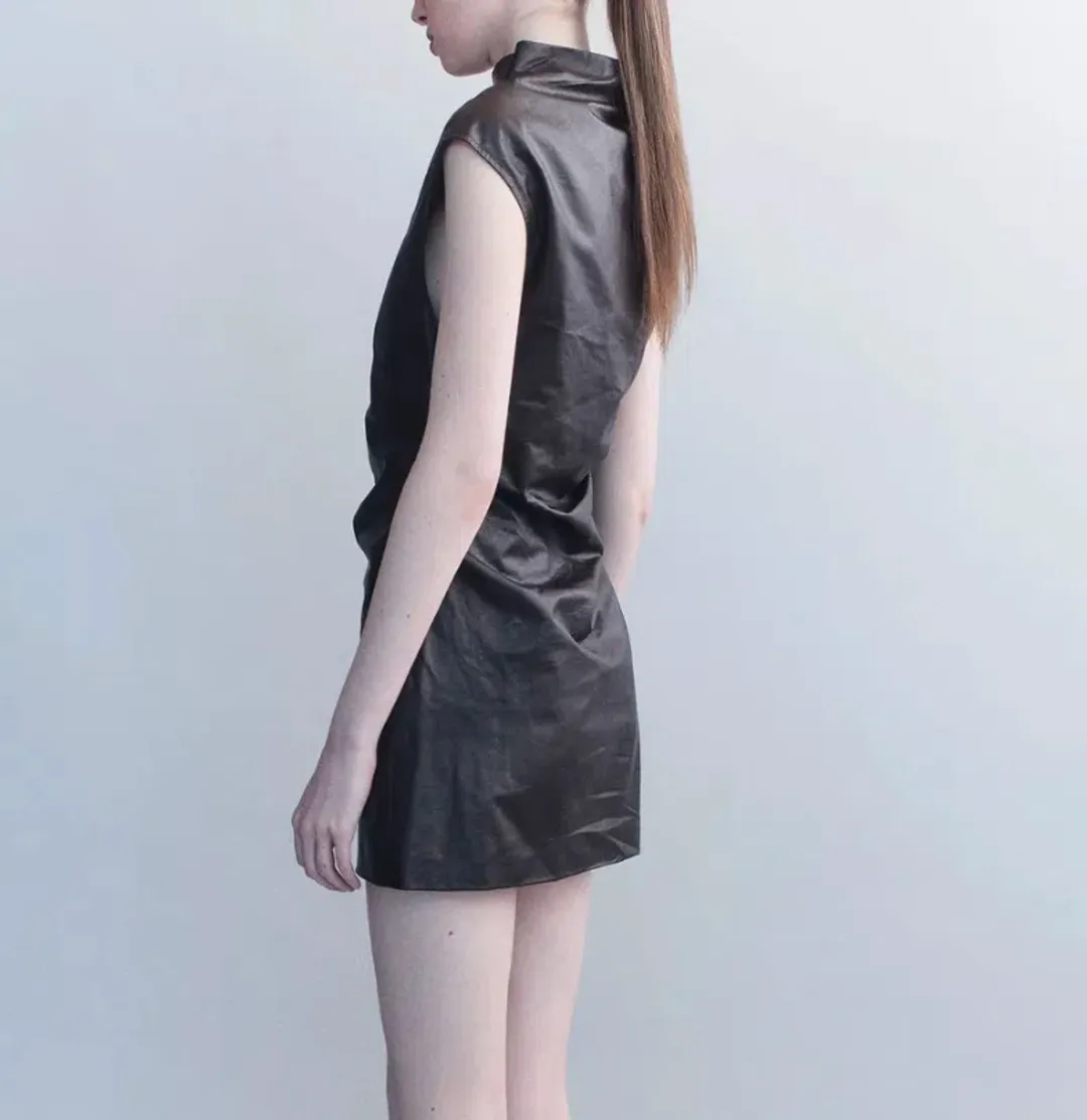 Marieke Leather Mini for rent on The Volte - main image