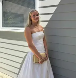 Aje Bubble Hem in White for rent on The Volte - image 2