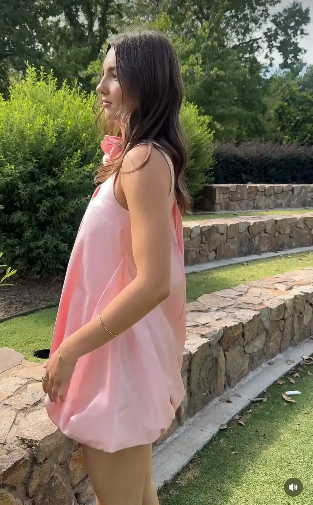 Leo Lin Suki Puff Mini in Blush Pink Size 8 for rent on The Volte - main image