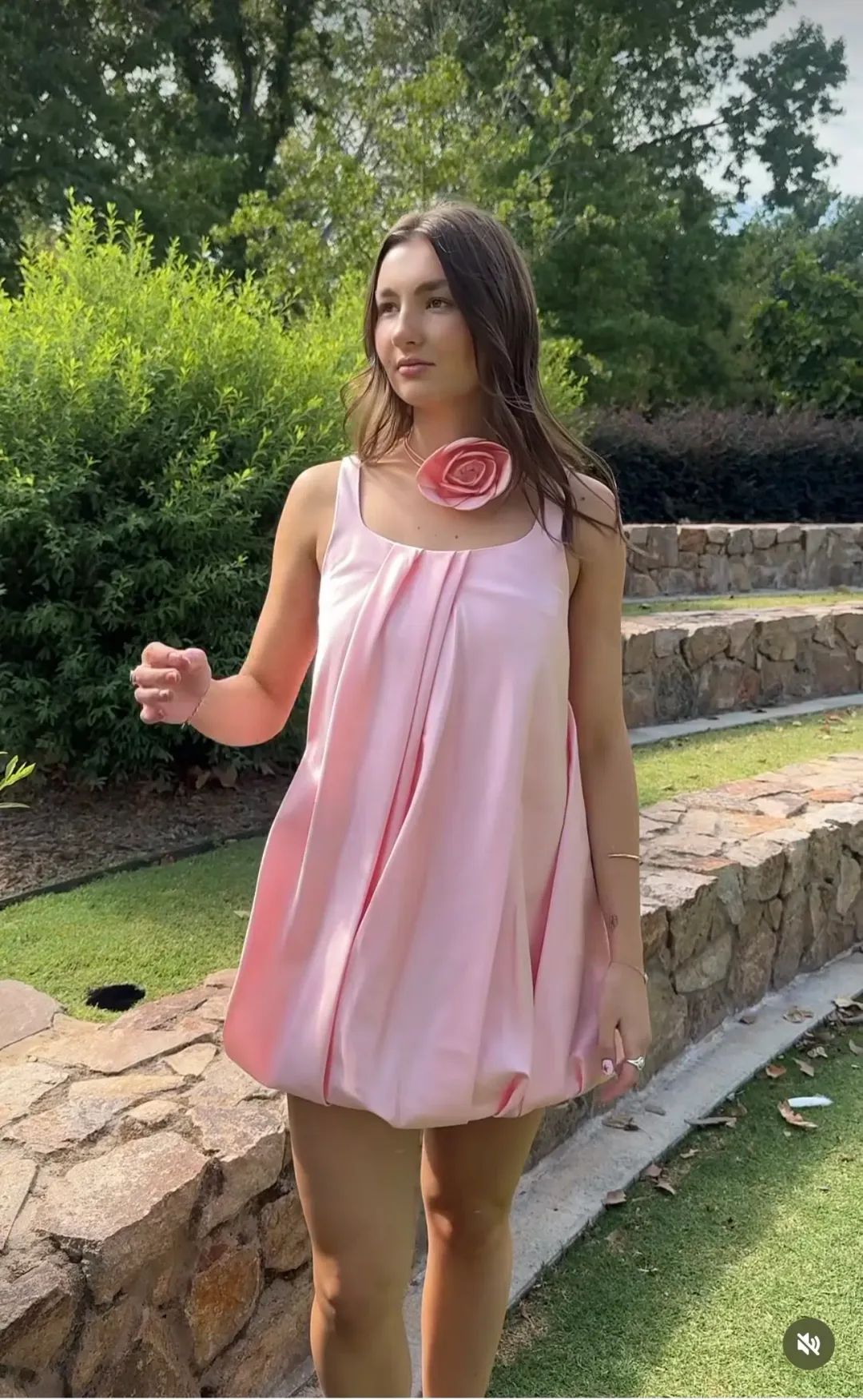 Leo Lin Suki Puff Mini in Blush Pink Size 8 for rent on The Volte - main image