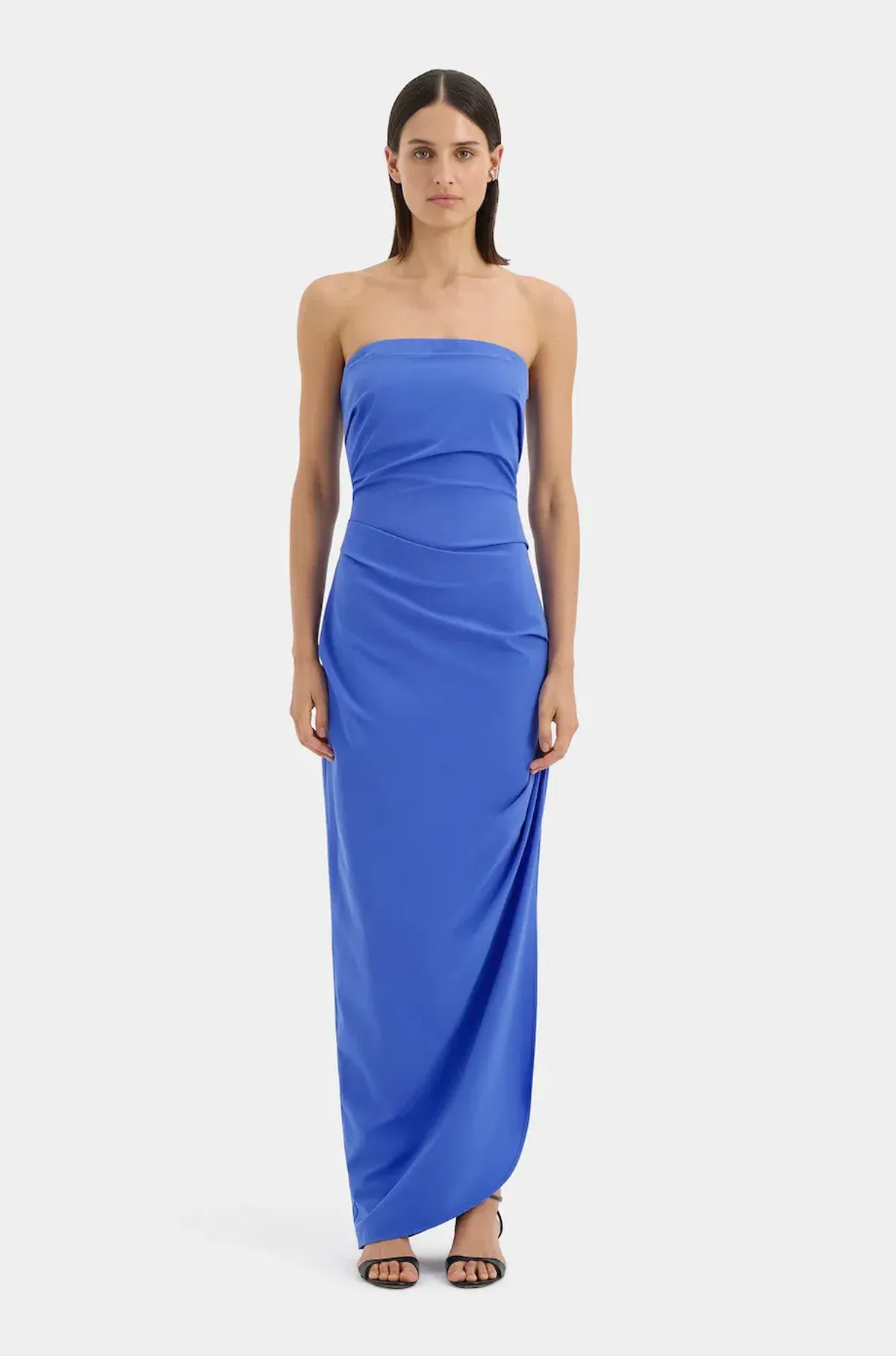 SOL STRAPLESS GOWN | COBALT - SIZE 8 - Image 1