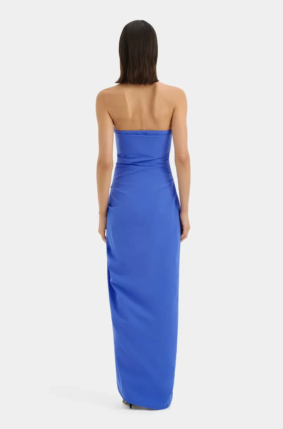 SOL STRAPLESS GOWN | COBALT - SIZE 8 for rent on The Volte - main image