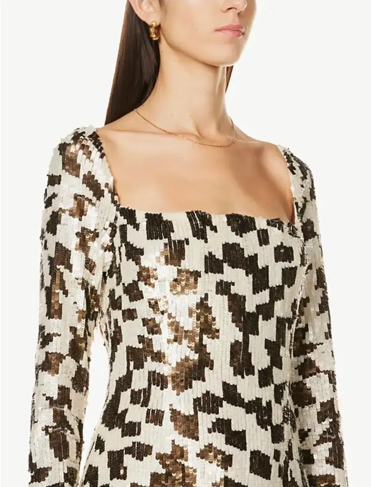 Rachel Gilbert Teddi Gown Brown 3/AU12 - Image 5