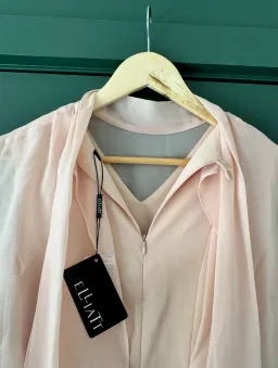 Elliatt Mini Blush Dress - Size S/ 8 for rent on The Volte - image 3