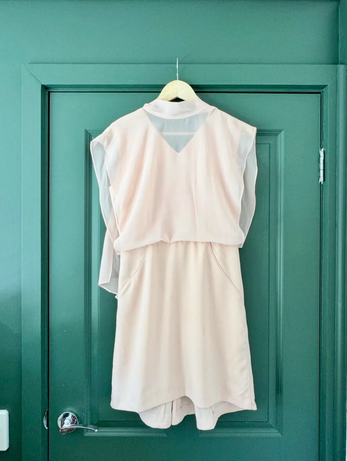 Elliatt Mini Blush Dress - Size S/ 8 for rent on The Volte - main image