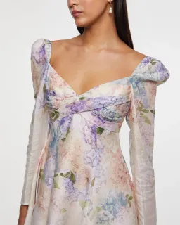 Zimmermann Dawning puff sleeve mini size 2 for rent on The Volte - image 2