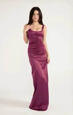 Ance Gria Atlein Gown in Plum for rent on The Volte - image 4