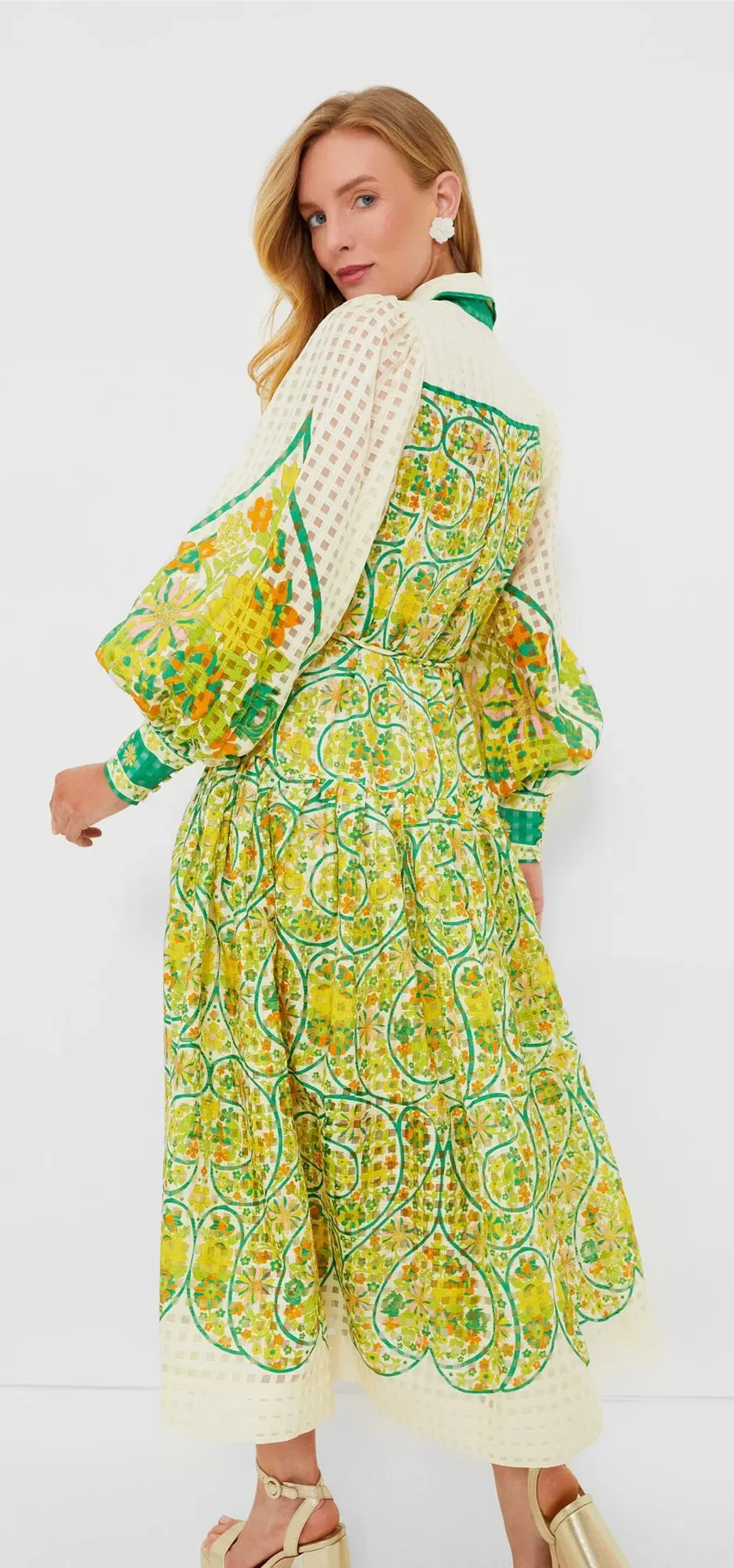 ALEMAIS RHONDA SHIRTDRESS SIZE 16 for rent on The Volte - main image