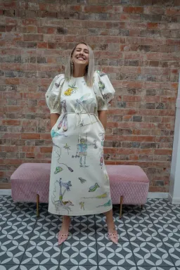 ALEMAIS COURT MIDI DRESS SIZE 14 for rent on The Volte - image 2