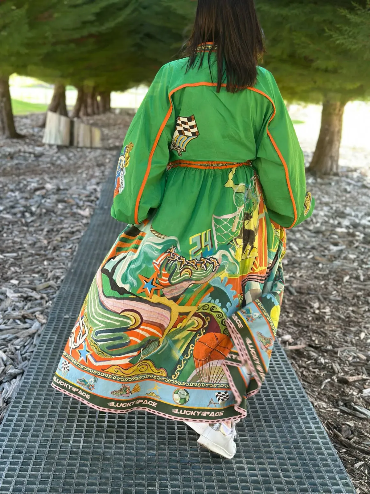 ALEMAIS LUCKY PACE SHIRTDRESS SIZE 14 - Image 3