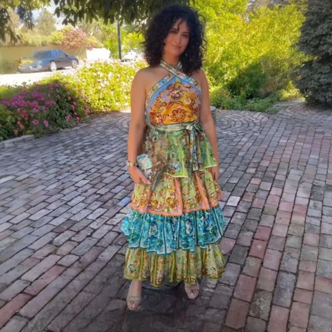 Alemais Dreamer Halter Dress Size AU 8 for rent on The Volte - main image