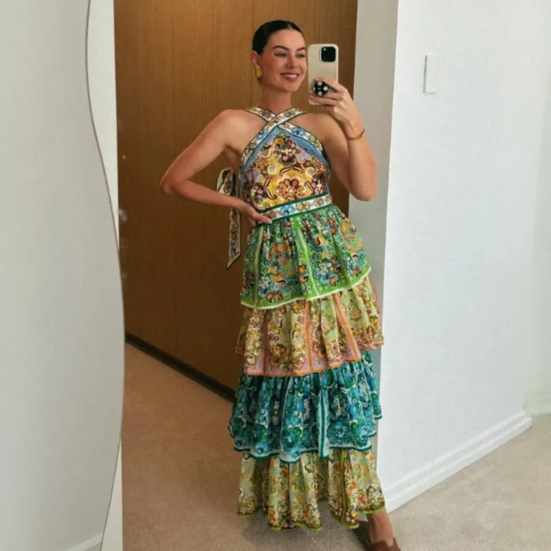 Alemais Dreamer Halter Dress Size AU 8 for rent on The Volte - main image