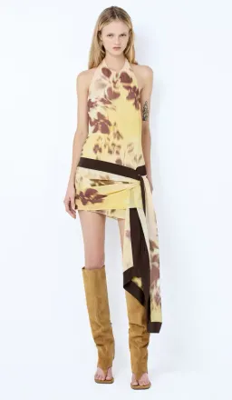 Bec & Bridge BLAISE HALTER MINI DRESS Size 8 for rent on The Volte - image 1