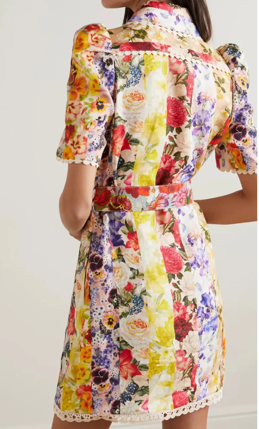 ZIMMERMANN WONDERLAND SHIRTDRESS MINI SIZE 3/14 for rent on The Volte - main image