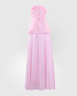 JUSTIN TONG CASCADE GOWN SIZE 12 for rent on The Volte - image 3