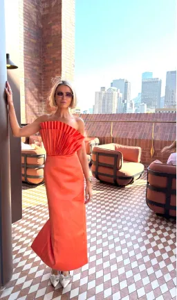 JUSTIN TONG RORY GOWN SIZE 10 for rent on The Volte - image 2