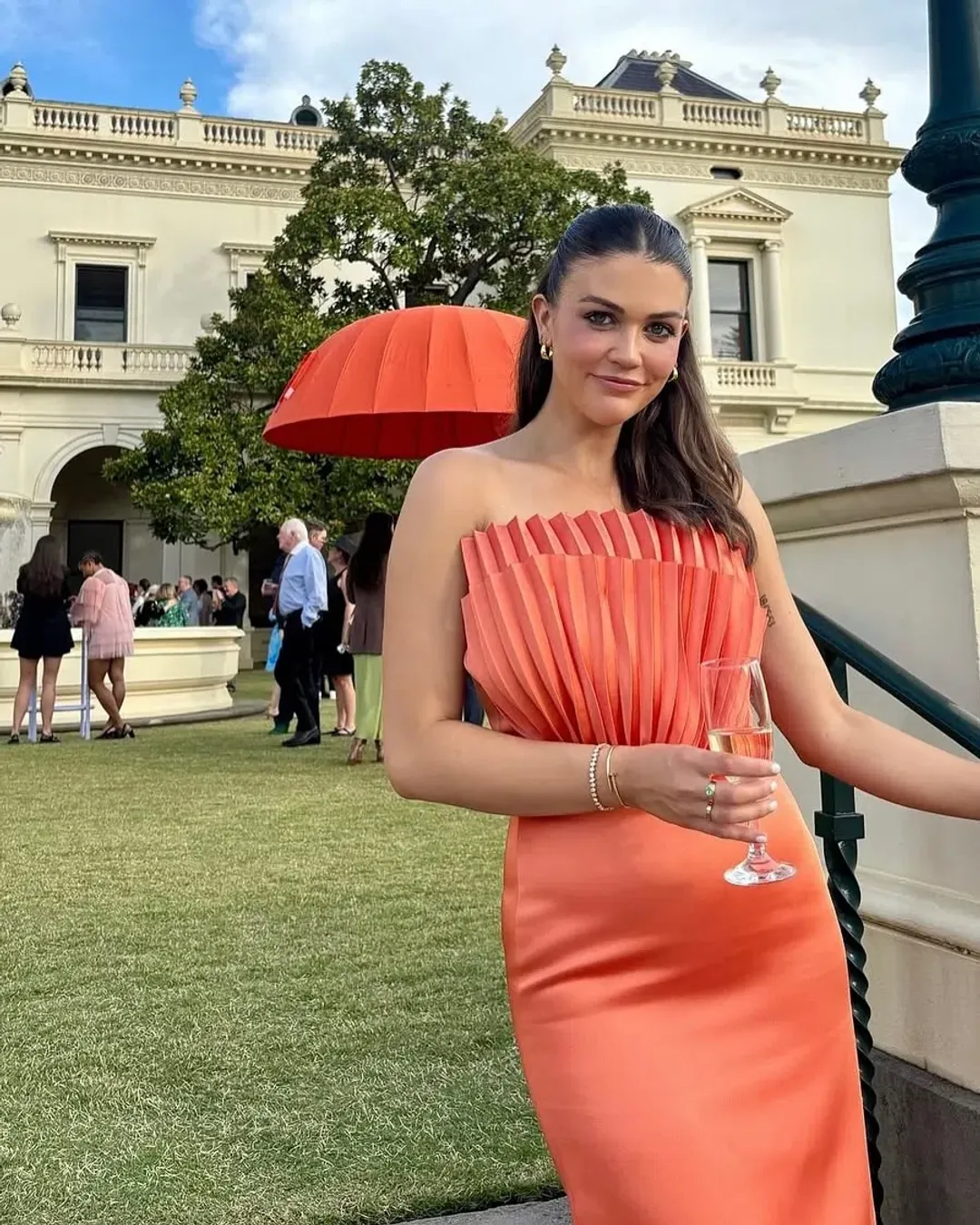 JUSTIN TONG RORY GOWN SIZE 10 for rent on The Volte - main image