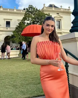 JUSTIN TONG RORY GOWN SIZE 10 for rent on The Volte - image 3