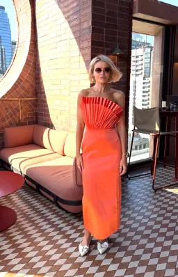 JUSTIN TONG RORY GOWN SIZE 10 for rent on The Volte - image 1