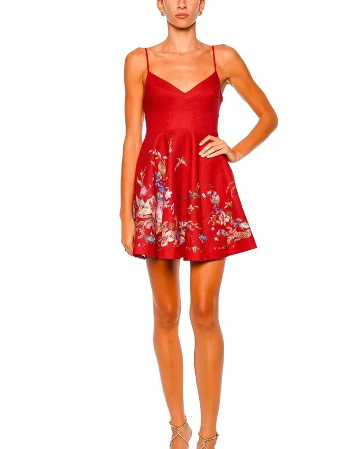 ZIMMERMANN PATIENCE MINI DRESS SIZE 1/10 for rent on The Volte - main image