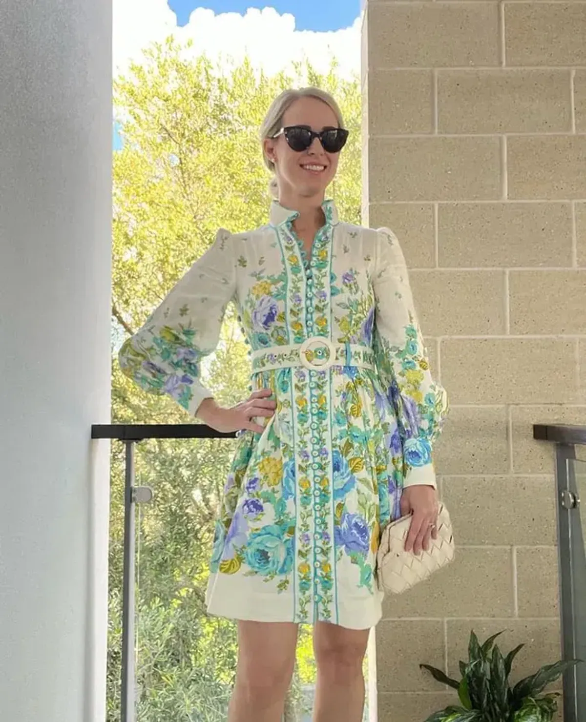 ZIMMERMANN RAIE BUTTONED MINI for rent on The Volte - main image