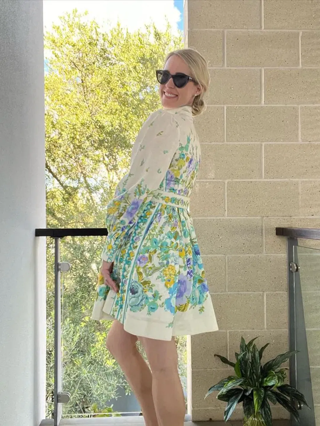 ZIMMERMANN RAIE BUTTONED MINI for rent on The Volte - main image