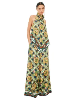 Alemais Liana Silk Palazzo Set Top/ Pant for rent on The Volte - image 1