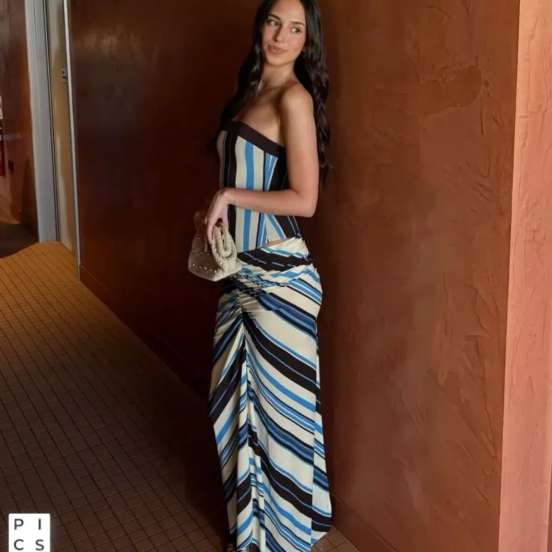 Benni Rumi Strapless Maxi Size 6 for rent on The Volte - main image