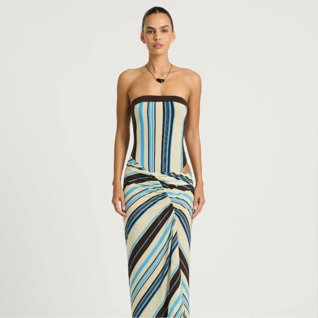 Benni Rumi Strapless Maxi Size 6 for rent on The Volte - main image