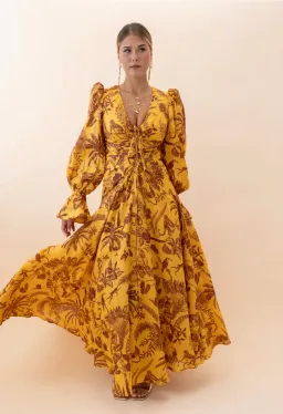 Alémais Banana Blossom Gown Size 16 for rent on The Volte - image 3