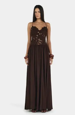 Hansen and Gretel Stephanie Maxi Dress in Cedar size 6 for rent on The Volte - image 1