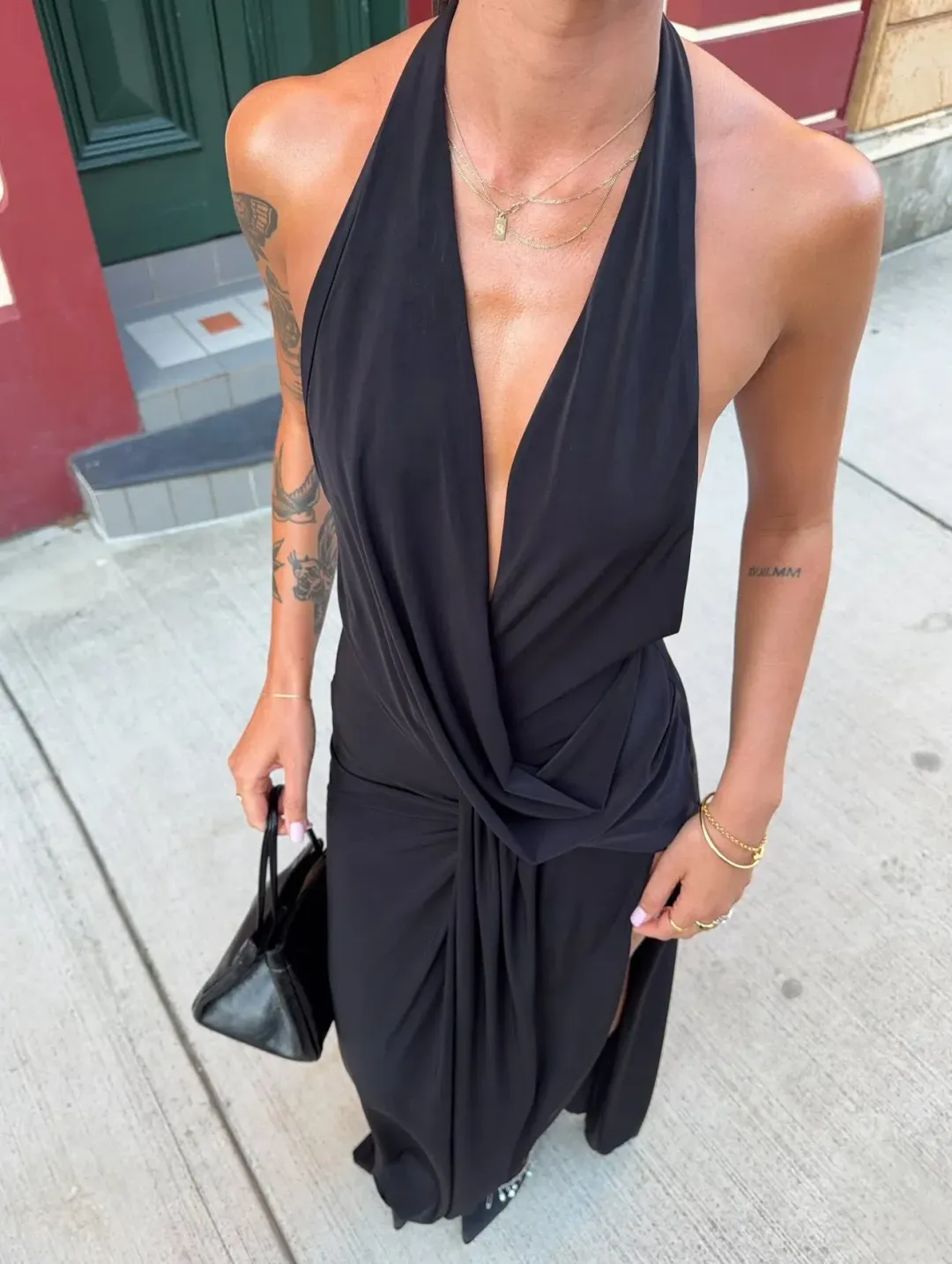 Natalie Rolt – Winona Gown (Black) Size 2 for rent on The Volte - main image