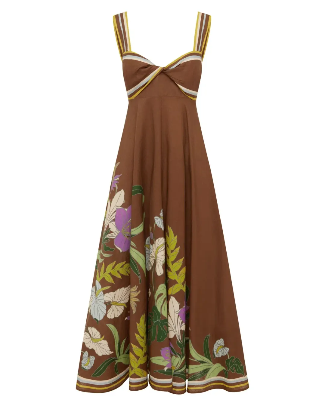 Alemais Alfie Twist Midi Dress Size 12 for rent on The Volte - main image