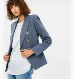 Camilla And Marc C&M Dimmer Blazer In Dove Blue | Size AU 12 for rent on The Volte - image 2