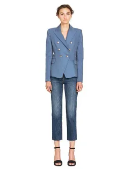 Camilla And Marc C&M Dimmer Blazer In Dove Blue | Size AU 12 for rent on The Volte - image 8
